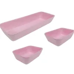 Miny Sisustuskorit-Huopalaatikkosetti Vaaleanpunainen