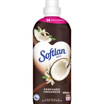 Softlan Pyykinpesu- Ja Huuhteluaineet^Huuhteluaine 650 Ml Coconut & White Flowers