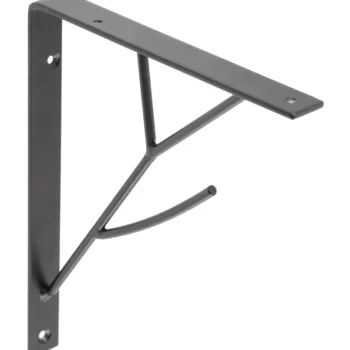 Element System Hyllyjärjestelmät-Hyllynkannatin Tree 200 X 170 Mm, Mattamusta