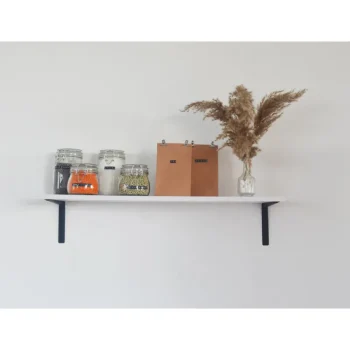 Element System Hyllyjärjestelmät-Hyllynkannatin Alido 190 X 270 Mm, Mattamusta