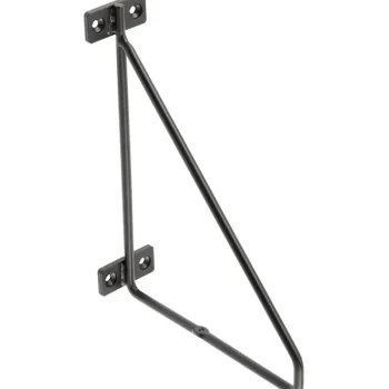 Element System Hyllyjärjestelmät-Hyllynkannatin Bar 209 X 166 Mm, Mattamusta