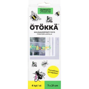 u00d6tökkä Hyönteisansat Ja -välineet-Ikkunakärpäspyydys 4 Kpl