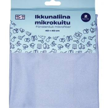 Iisi Siivousvälineet^Ikkunaliina 2 Kpl