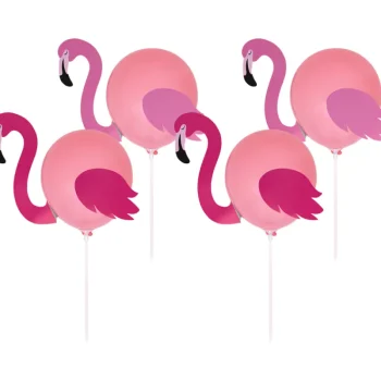Ilmapallot-Ilmapallo 4 Kpl Flamingo