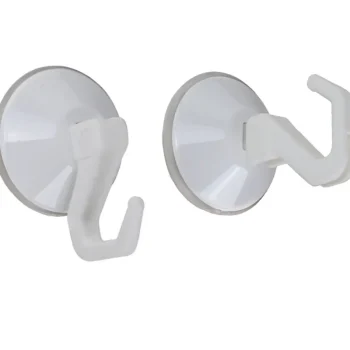 Pisla Ripustus-Imukuppikoukku Valkoinen, 2 Kpl