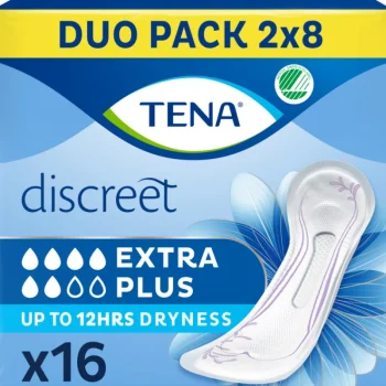Tena Intiimihygieniasuojat^Inkontinenssisuoja 16 Kpl Discreet Extra Plus
