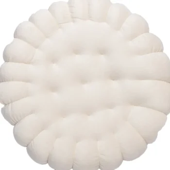 Miny Sisustustyynyt Ja Huovat-Istuintyyny 40 Cm Sametti Luonnonvalkoinen