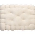 Miny Sisustustyynyt Ja Huovat-Istuintyyny Sametti Luonnonvalkoinen