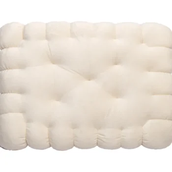 Miny Sisustustyynyt Ja Huovat-Istuintyyny Sametti Luonnonvalkoinen