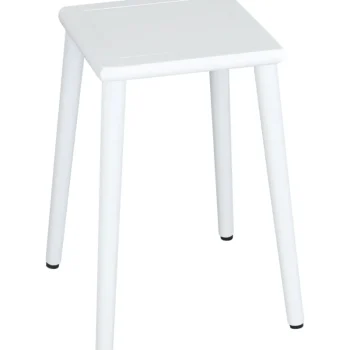 Kotikulta Pienkalusteet-Jakkara 30 X 30 X 47 Cm Ivalo Pinottava Valkoinen