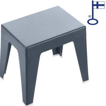 Orthex Kylpyhuone- Ja Saunakalusteet^Jakkara Matala Tummanharmaa