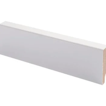 Art Listat Ja Kynnykset-Jalkalista Aava R2 Mel Valkoinen 12x42x2700, 10 Kpl