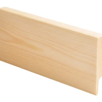 Maler Listat Ja Kynnykset-Jalkalista Aava Puuvalmis 12x70x2700, 5 Kpl