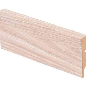 Maler Listat Ja Kynnykset-Jalkalista Aava R2 MDF 12x58x2750 Valkolakattu Tammi, 5 Kpl