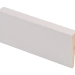 Maler Listat Ja Kynnykset-Jalkalista Aava Valkoinen 12x58x2700, 5 Kpl