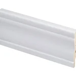 Maler Listat Ja Kynnykset-Jalkalista Kuru MDF Mel Valkoinen E0 12x58x2750, 5 Kpl