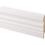 Maler Listat Ja Kynnykset-Jalkalista Laine MDF Valkoinen E0 16x65x2750, 5 Kpl