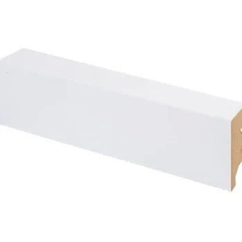 Maler Listat Ja Kynnykset-Jalkalista R2 MDF Lam Valkoinen 16x42x2750, 10 Kpl