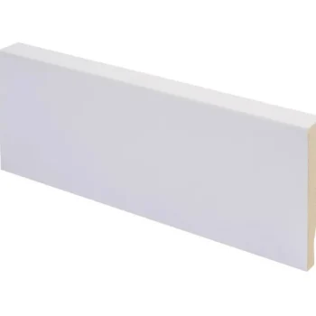 Maler Listat Ja Kynnykset-Jalkalista R2 MDF MR Lam Valkoinen 14x58x2800, 5 Kpl