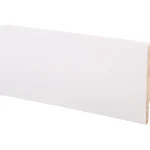 Smart Listat Ja Kynnykset-Jalkalista Aava Valkoinen 12x70x3300, 5 Kpl