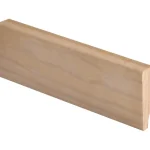 Smart Listat Ja Kynnykset-Jalkalista Aava Vanilla Tammi 12x42x3300, 10 Kpl