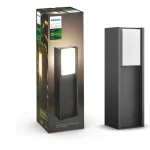 Philips Hue Ulkovalaisimet-Jalustavalaisin Turaco Ulkokäyttöön 9W 230V, Antrasiitti