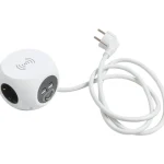Airam Jatkojohdot-Jatkojohto Cube 3-osaa Kyt. WC, 4USB, 3 M, 2 X USB-A, 2 X USB-C, Puhelimen Langaton Lataus