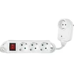 Airam Jatkojohdot-Jatkojohto+kytkin 1,5 M, 3+1 Osaa