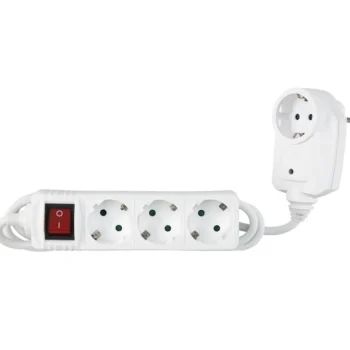 Airam Jatkojohdot-Jatkojohto+kytkin 1,5 M, 3+1 Osaa