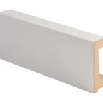 Maler Listat Ja Kynnykset-Johtoura Jalkalista MDF Valkoinen E0 19x58x2750, 5 Kpl