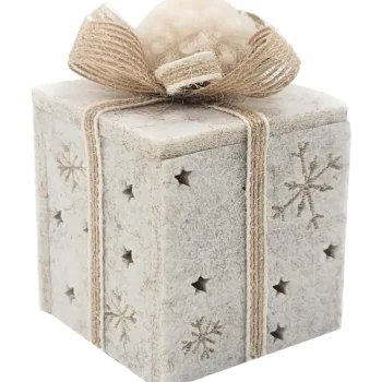 Miny Sesonkikoristeet-Joulukoriste Lahjapaketti LED-valolla