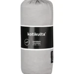 Kotikulta Vuodevaatteet-Joustojerseylakana 90 X 200 + 30 Cm Harmaa