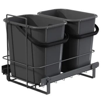 Lm 65/2 Roskakorit Ja Lajitteluastiat^Jätelajitteluvaunusetti 2 X 11,5 L