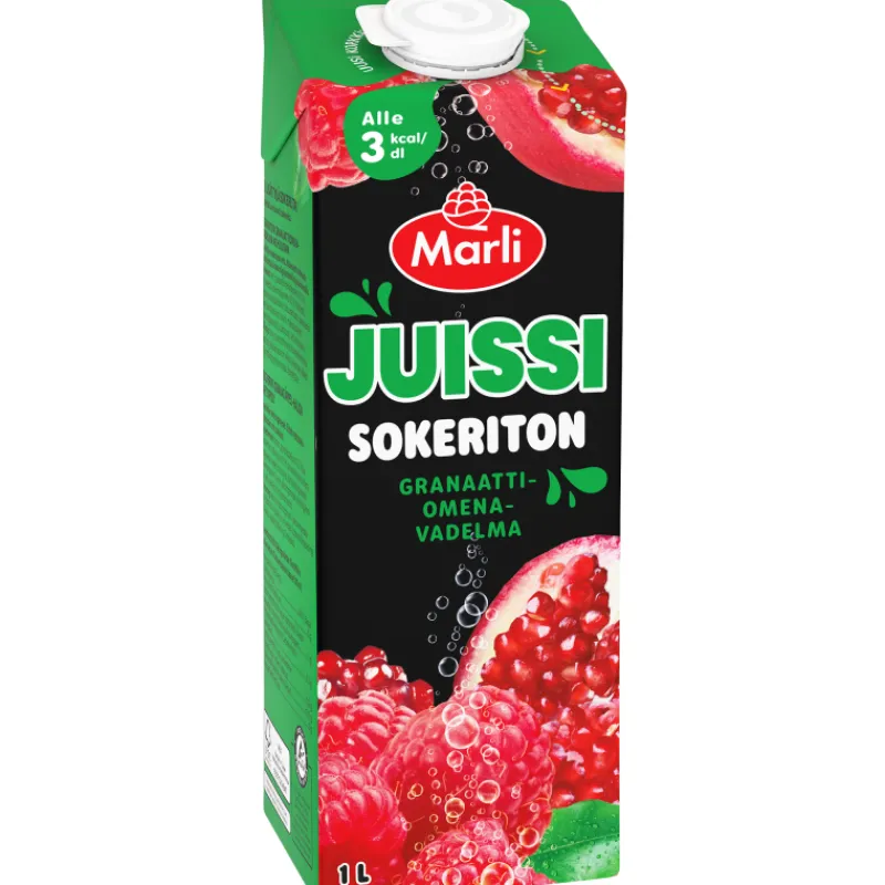 juissi-marli-1-l-sokeriton-gra-vBdqyIsM-0.webp Marli Mehut, Mehutiivisteet Ja Glögit^Juissi 1 L Sokeriton Granaattiomena-vadelma