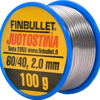 Finbullet Sähkötyökalujen Tarvikkeet-Juotostina Lyijytön 2 Mm 100 G
