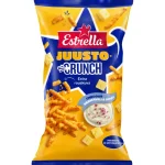 Estrella Sipsit^Juustosnacks 200 G Juusto-Crunch Kermaviili & Sipuli
