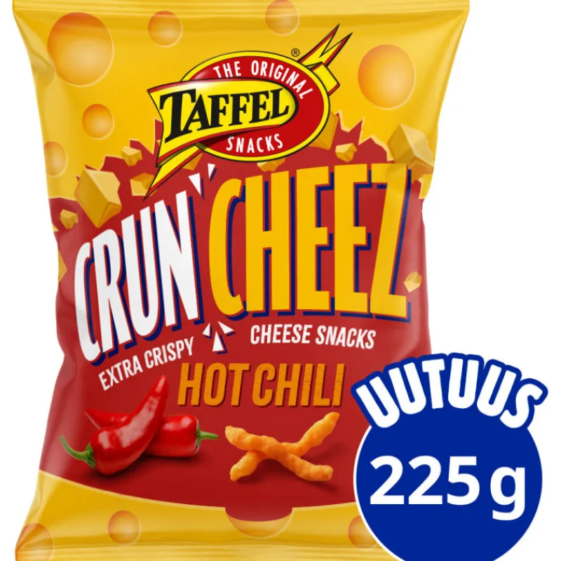 juustosnacks-taffel-225-g-crun-IcFjIvZO-0.webp Taffel Sipsit^Juustosnacks 225 G CrunCheez Hot Chili