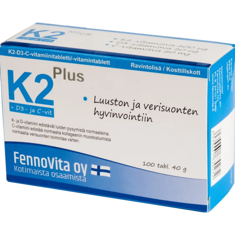 k2-plus-200-u00b5g-fennovita-1-AhNAPAng-0.webp Fennovita Terveysravinteet Ja -valmisteet^K2 Plus 200 u00b5g 100 Kpl