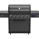 Mustang Grillit-Kaasugrilli Charleston 5+1, Musta