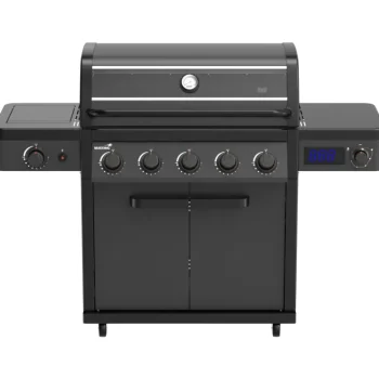 Mustang Grillit-Kaasugrilli Charleston 5+1, Musta