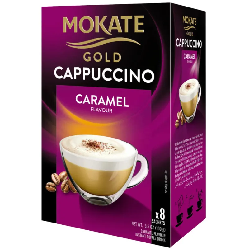 kahvijuomajauhe-mokate-cappucc-NXvZUXmT-0.webp Mokate Cappuccino Gold Kahvit^Kahvijuomajauhe 8 Kpl Caramel