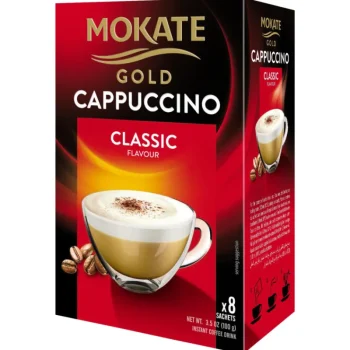 Mokate Cappuccino Gold Kahvit^Kahvijuomajauhe 8 Kpl Classic
