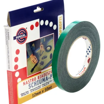 Teipit-Kaksipuoleinen Kiinnitysteippi 12 Mm X 10 M Musta