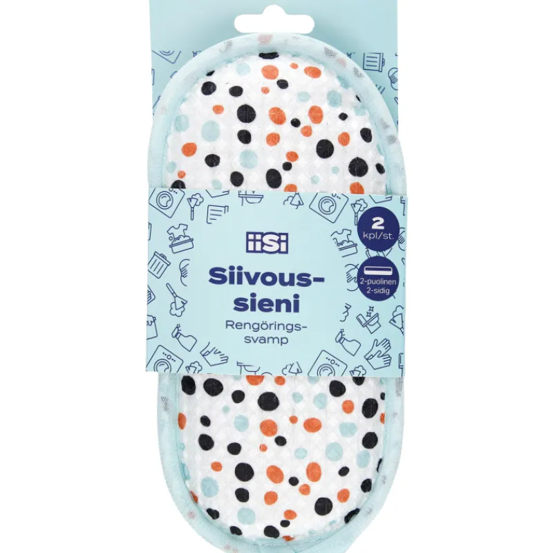kaksipuolinen-siivoussieni-iis-hXaQRSbG-0.webp Iisi Siivousvälineet^Kaksipuolinen Siivoussieni 2 Kpl