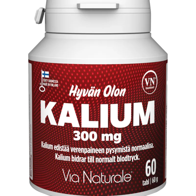 kalium-300-mg-via-naturale-60-dENfhdKf-0.webp Via Naturale Terveysravinteet Ja -valmisteet^Kalium 300 Mg 60 Kpl Hyvän Olon