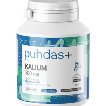 Puhdas+ Terveysravinteet Ja -valmisteet^Kalium 300 Mg 60 Kaps