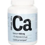 Arki 360u00b0 Terveysravinteet Ja -valmisteet^Kalsium + D-vitamiini 150 Tabl