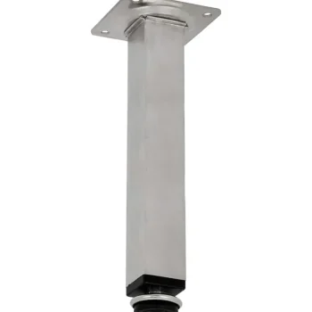 Pisla Pienrauta-Kalustejalka 25x25/100 Harjattu Nikkeli Laipalla