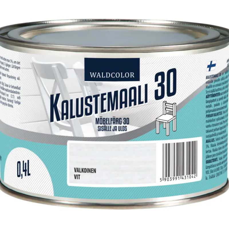kalustemaali-30-04-l-valkoinen-mRDbzEoJ-0.webp Waldcolor Maalit-Kalustemaali 30 0,4 L Valkoinen