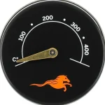 Mustang Kodin Mittarit-Kaminalämpömittari